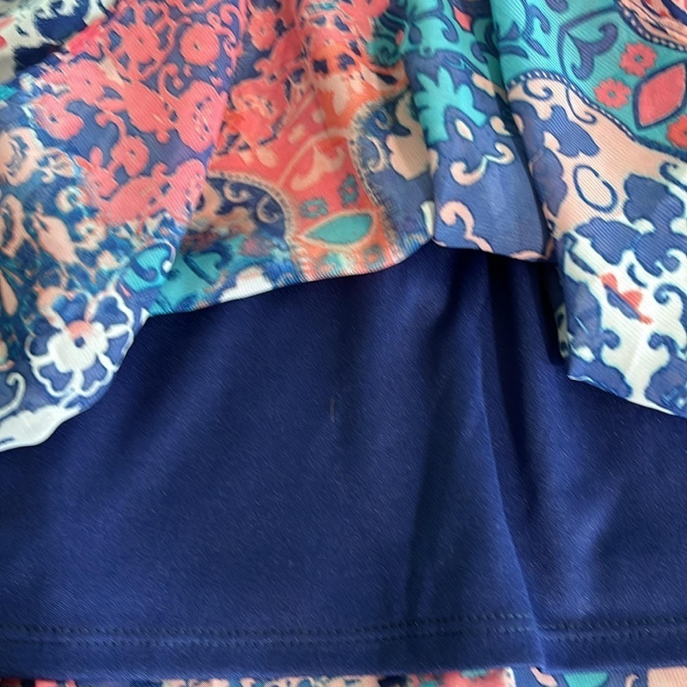 Multi colored patterned dress - Picture 5 of 6